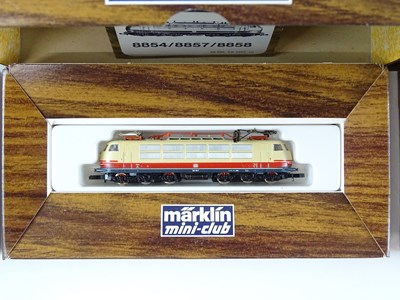 Lot 253 - A group of MARKLIN Z Gauge German Outline...