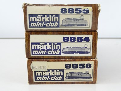 Lot 253 - A group of MARKLIN Z Gauge German Outline...