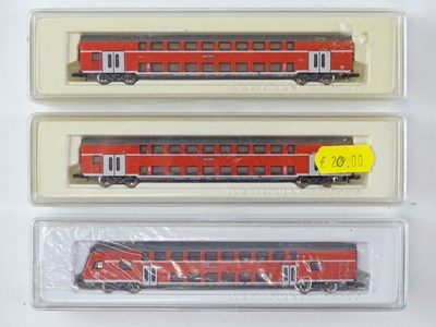 Lot 254 - A group of MARKLIN Z Gauge German Outline...