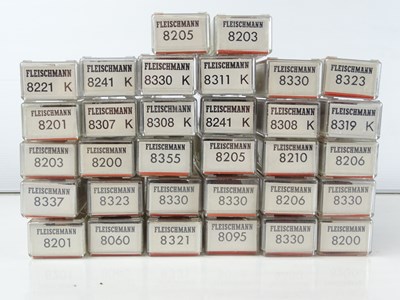 Lot 258 - A group of N gauge European outline wagons by...