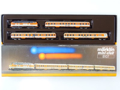 Lot 282 - A MARKLIN Z Gauge German Outline 8107...