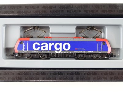 Lot 290 - A MARKLIN Z Gauge Swiss Outline 88482 Re 482...