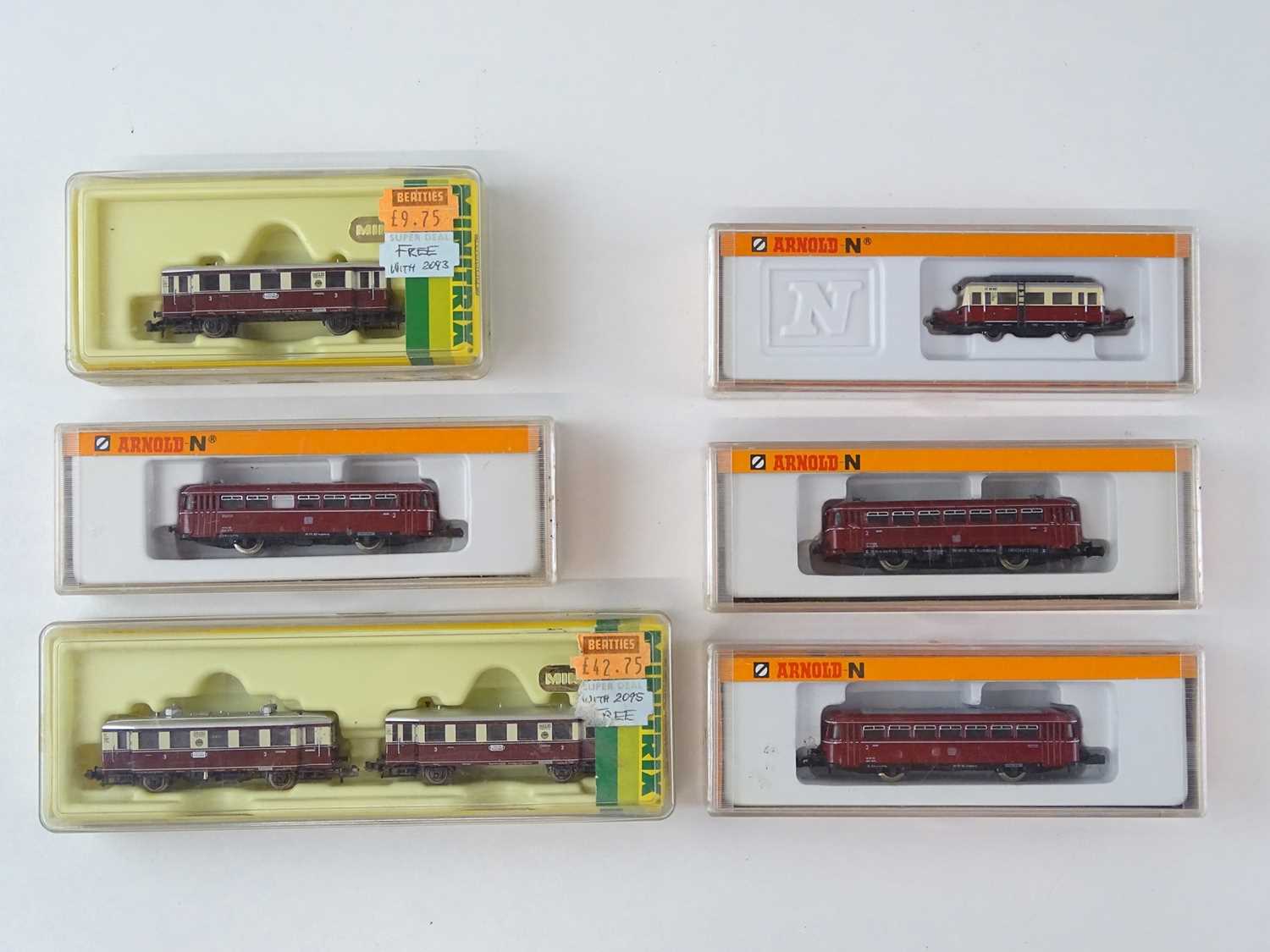 Lot 293 - A mixed group of N Gauge German Outline...