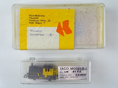 Lot 294 - A pair of European Outline kit built N Gauge...