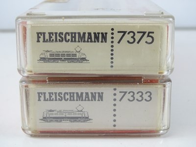 Lot 295 - A pair of FLEISCHMANN N Gauge German Outline...