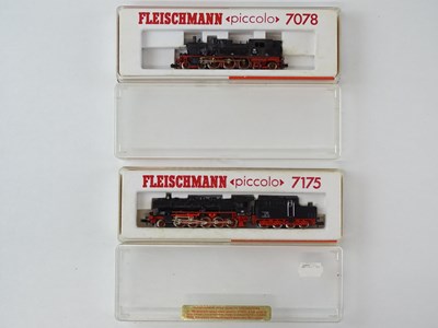 Lot 296 - A pair of FLEISCHMANN N Gauge German Outline...