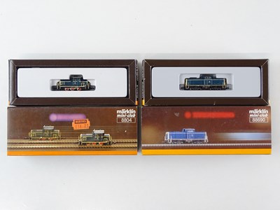 Lot 304 - A pair of MARKLIN Z Gauge German Outline...