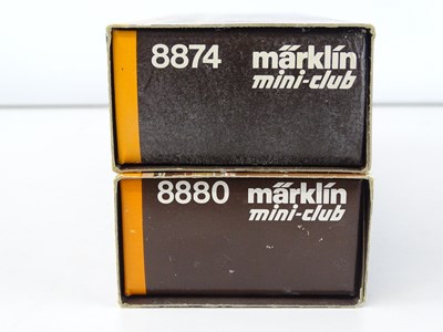Lot 306 - A pair of MARKLIN Z Gauge German Outline...