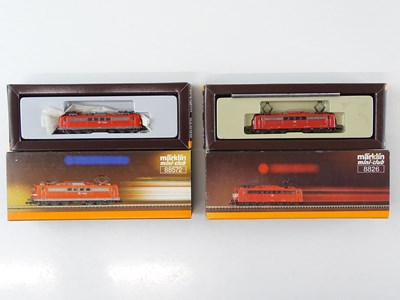 Lot 308 - A pair of MARKLIN Z Gauge German Outline...