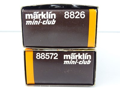 Lot 308 - A pair of MARKLIN Z Gauge German Outline...