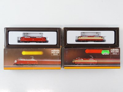 Lot 310 - A pair of MARKLIN Z Gauge German Outline...