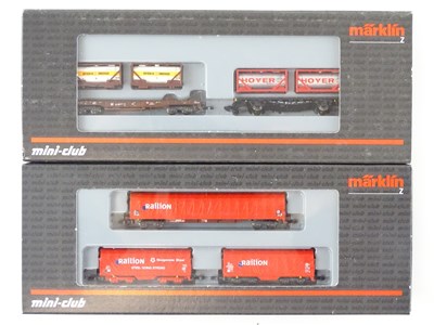 Lot 312 - A pair of MARKLIN Z Gauge German Outline...