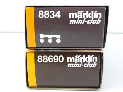 Lot 313 - A pair of MARKLIN Z Gauge German Outline...