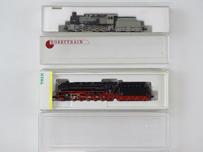 Lot 320 - A pair of Prussian / German outline N gauge...