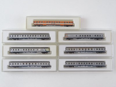 Lot 324 - A quantity of MARKLIN Z Gauge German Outline...