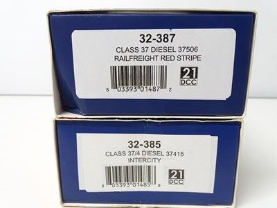 Lot 518 - A pair of BACHMANN Class 37 diesel locomotives...