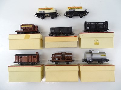 Lot 335 - A group of unusual vintage freight wagons by...