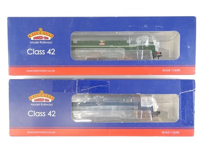 Lot 519 - A pair of BACHMANN Warship Class diesel...