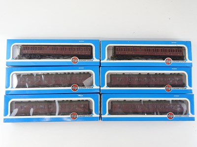 Lot 358 - A group of AIRFIX passenger coaches in various...