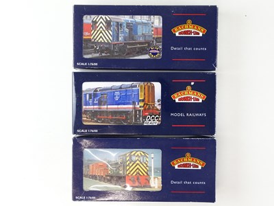 Lot 360 - A group of BACHMANN diesel shunting locos...