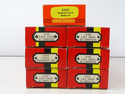 Lot 378 - A group of HORNBY passenger coaches in various...