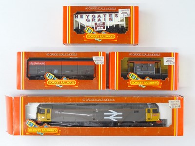 Lot 381 - A group of HORNBY Railfreight era rolling...