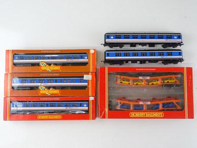 Lot 382 - A group of HORNBY rolling stock comprising a...