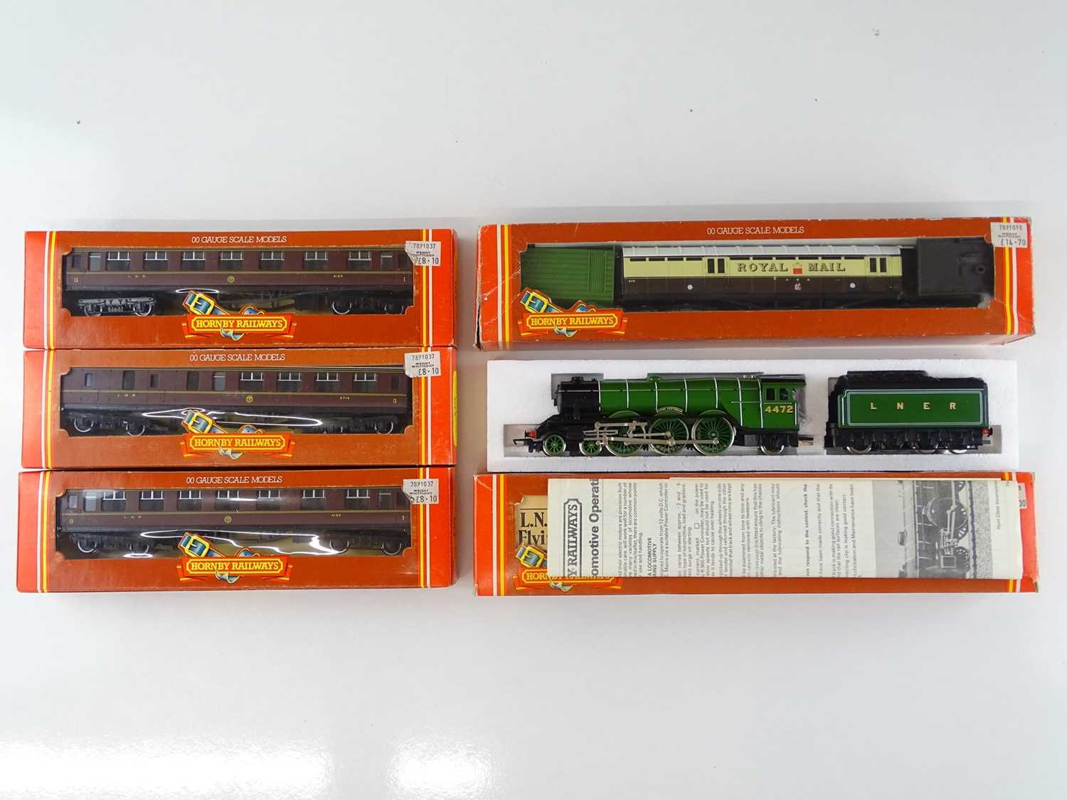 Lot 383 - A group of HORNBY steam era rolling stock to...