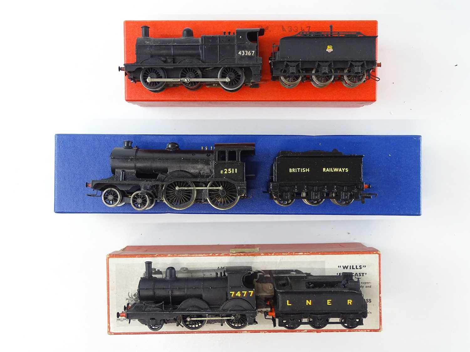 Kit Railroad Roster Lot 386 - A group of kit built steam locomotives by