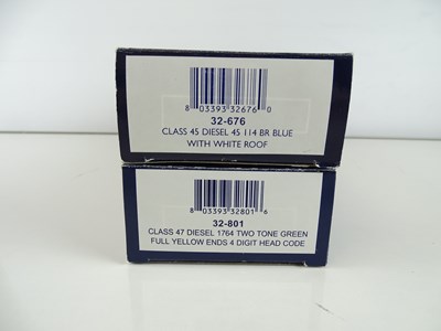 Lot 523 - A pair of BACHMANN diesel locos comprising a...