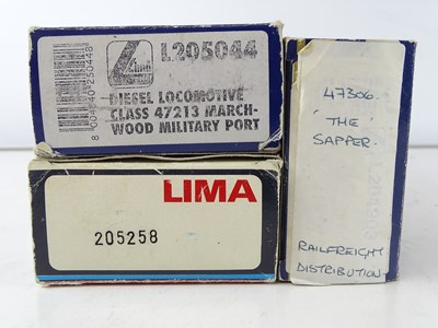 Lot 388 - A group of LIMA Class 47 diesel locos in...