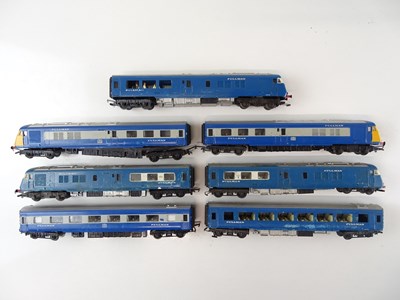 Lot 396 - A group of playworn TRI-ANG Blue Pullman...