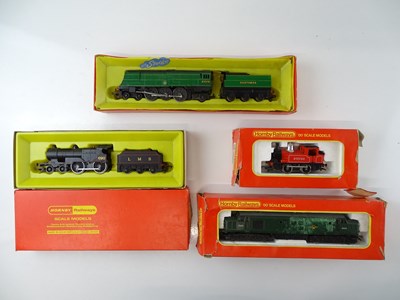 Lot 402 - A group of steam locos by HORNBY together with...