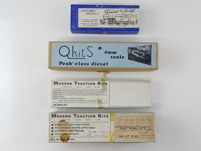 Lot 411 - A group of unbuilt white metal kits by MTK,...