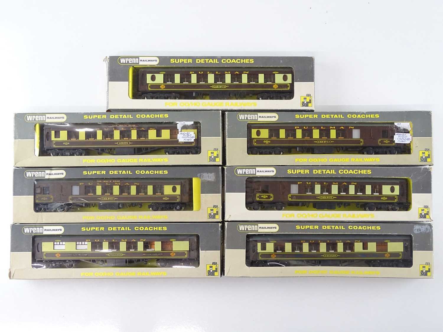 Lot 413 - A group of WRENN Pullman coaches - all in...