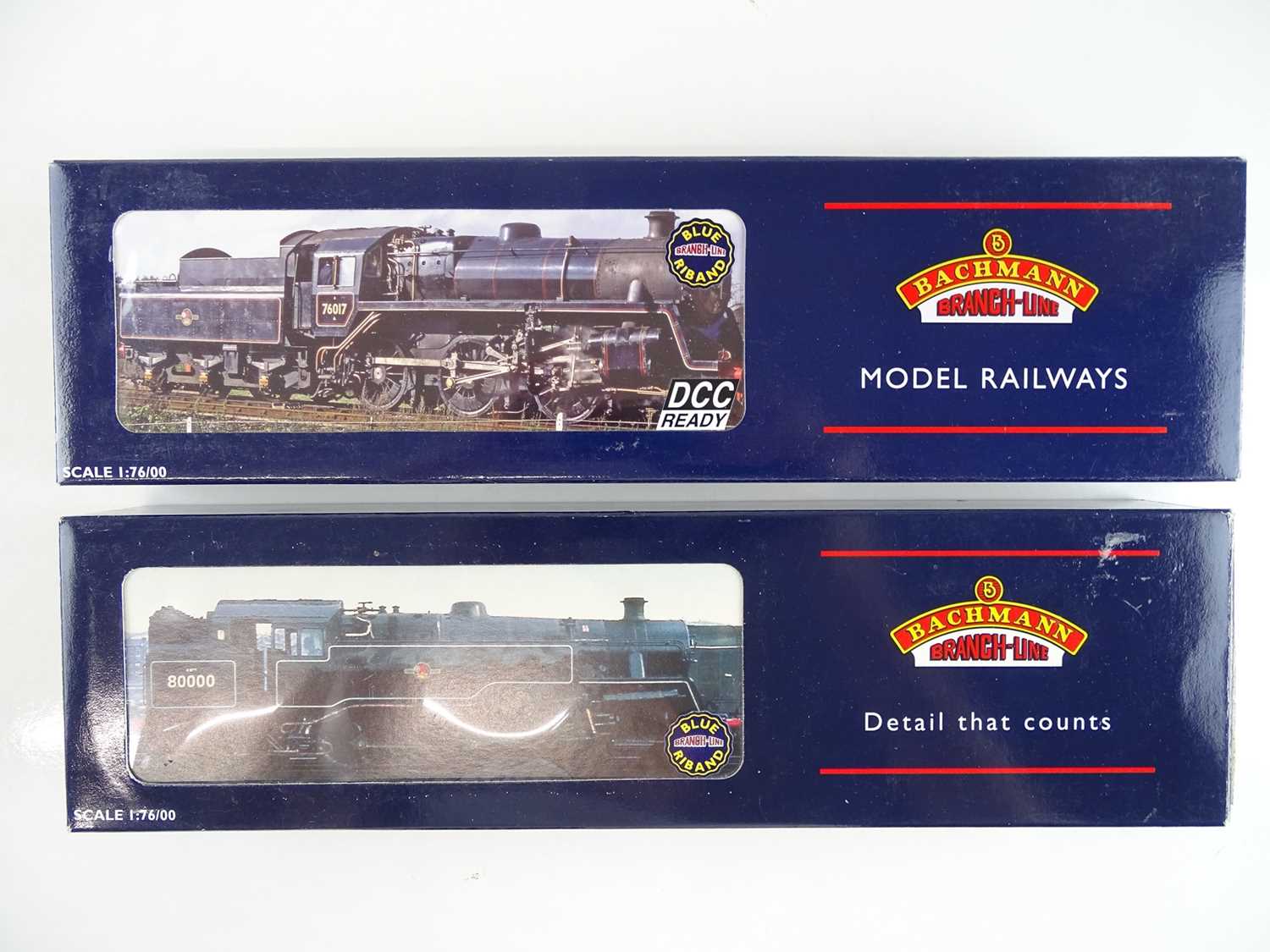 Lot 526 - A pair of BACHMANN standard Class 4MT steam...