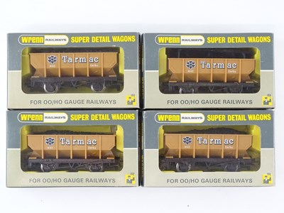 Lot 418 - A group of WRENN W5056 Tarmac Hopper Wagons -...