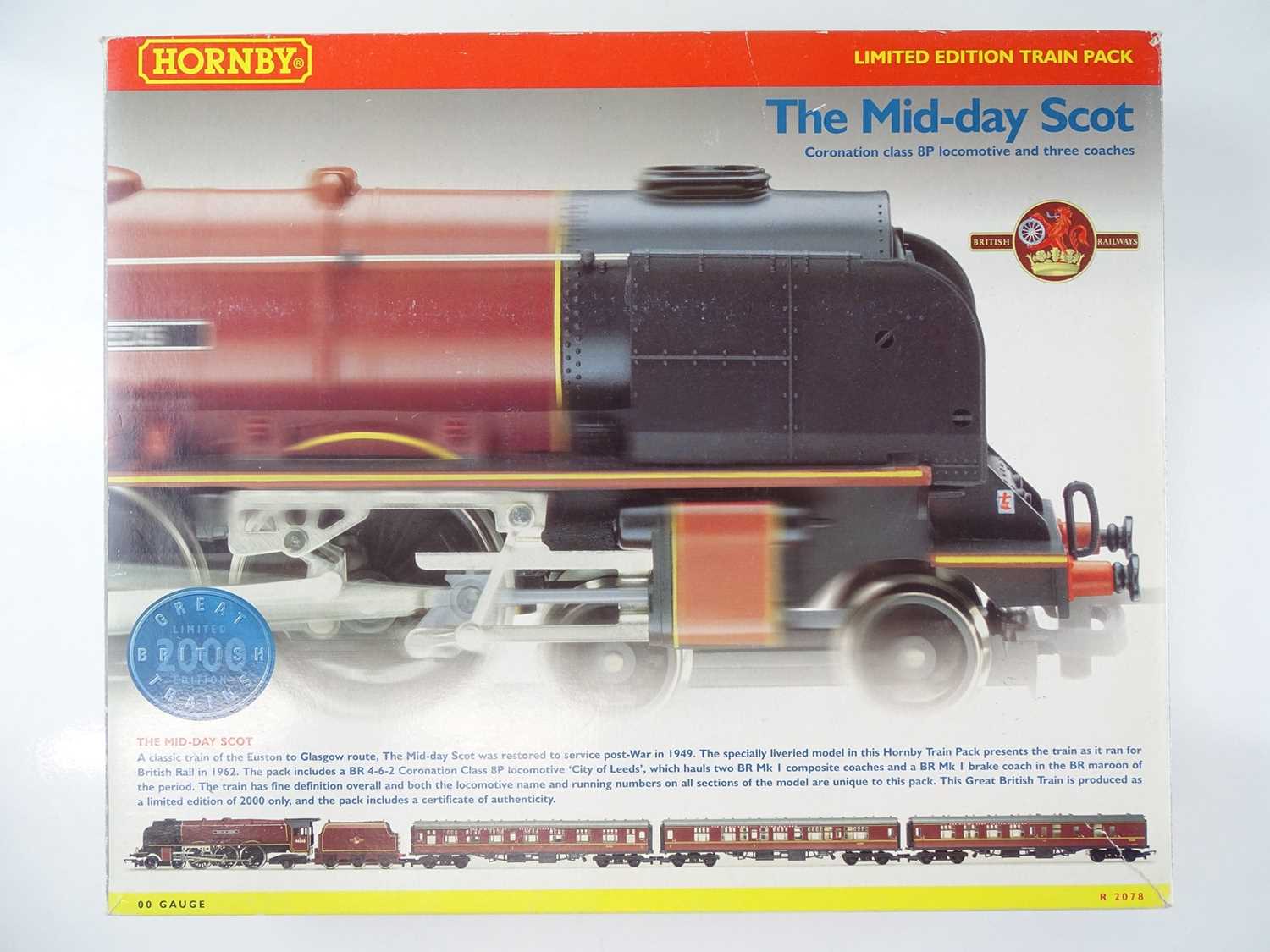 Lot 434 - A HORNBY R2078 'The Mid-Day Scot' Train Pack...