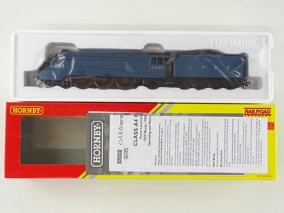 Lot 443 - A HORNBY R3285TTS Class A4 steam locomotive in...