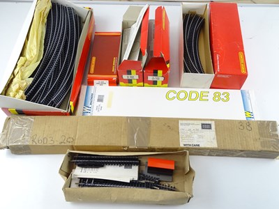 Lot 456 - A large quantity of OO Gauge track by HORNBY...