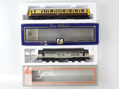 Lot 461 - A LIMA class 121 diesel railcar in brown/cream...