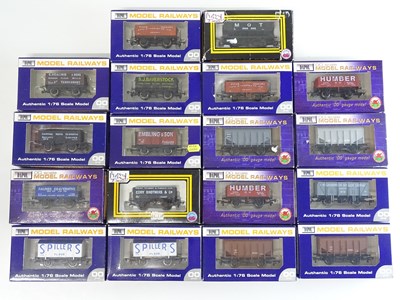 Lot 477 - A mixed group of wagons by DAPOL - VG in G...