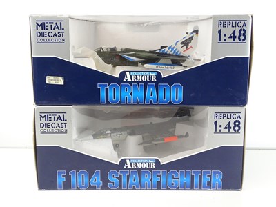 Lot 49 - A pair of ARMOUR COLLECTION military jet...