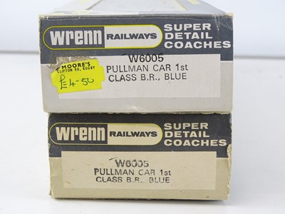 Lot 511 - A pair of WRENN Pullman coaches in Golden...