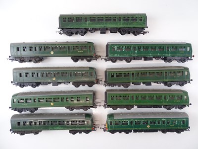 Lot 517 - A quantity of playworn diesel railcars by...