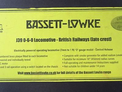 Lot 543 - A BASSETT LOWKE by CORGI Class J39 O Gauge...