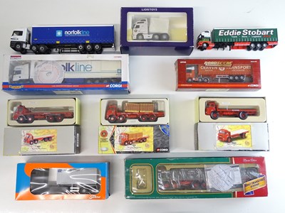 Lot 55 - A quantity of larger scale diecast lorries by...