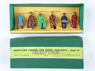 Lot 553 - A boxed DINKY Toys O Gauge Number 3 Passengers...