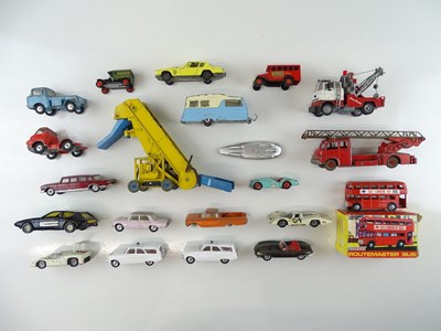 Lot 56 - A quantity of playworn models by DINKY, CORGI...