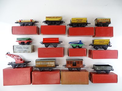 Lot 564 - A group of HORNBY Series O Gauge wagons and...